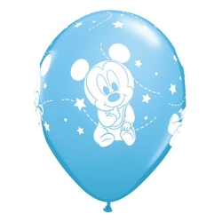 Balony niebieskie Myszka Mickey 30 cm